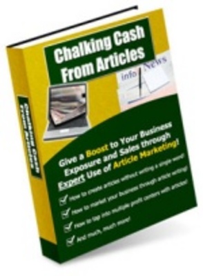 Product picture chalking cash from articles multiply your internet business